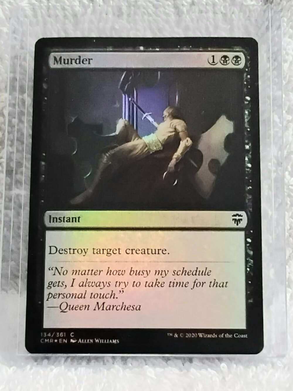 5/$20 Mint 2020 MTG Murder C Foil Card 134/361 Deckmaster!!